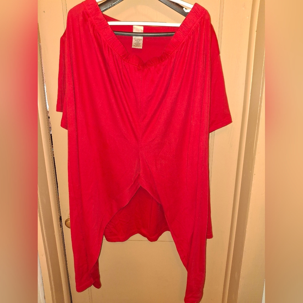 Elegant Red Women's Pant Suit